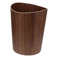 Garneck Japanese-Style Wooden Trash Can Opening Kitchen Rubbish Bin Decorative Household Wastebasket for Bedroom Office Hotel with Simple Nordic Design Easy to Clean