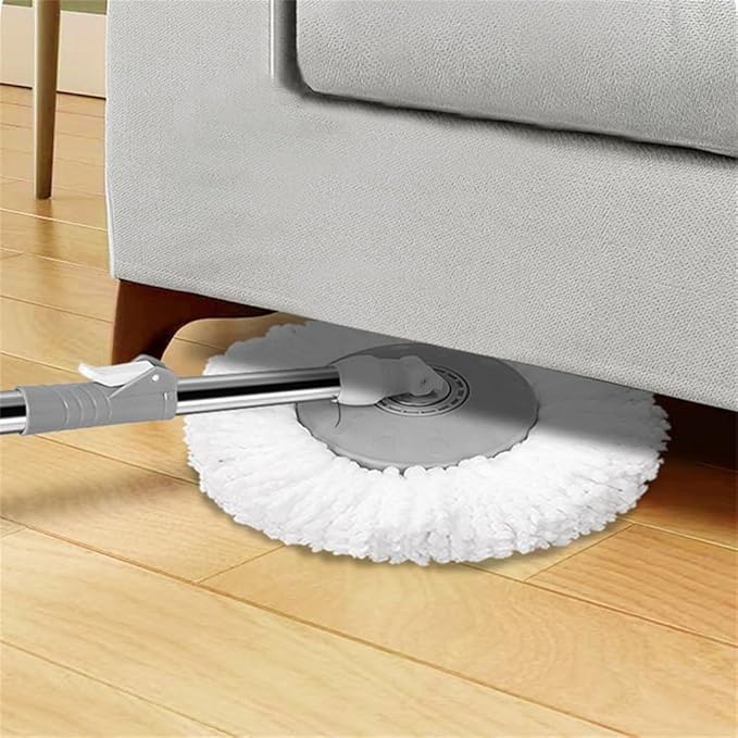 No Hand Wash Mop Household Rotary Bucket Set Dry and Wet Small Square