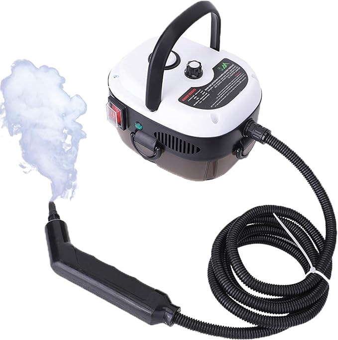 Steam Cleaning MachineSteam Carpet Cleaning Machine with 8 AccessoriesIntelligent Anti-Burn-Dry Function for Carpet (White)