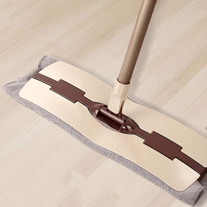 Mop Absorbent Quick-Drying Clamping Flat Scraping Sweeping Two-in- dust-Removing Rectangular Cloth