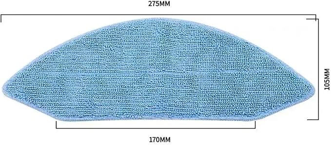 Mopping PadCompatible for Ecovacs DEEBOT OZMOU2/U2 Pro Robot Vacuum Cleaner Washable Cleaning Cloth