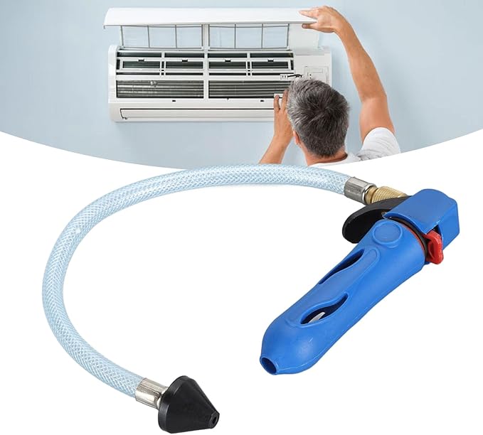 Threaded Drain Threaded CO2 Drain Cleaner with Flexible Hose for AC Condensate Line (Blue)