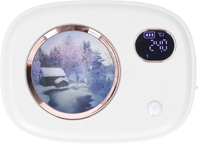 Smart Digital Display Ultrasonic Fragrance Aromatherapy Diffuser Wall Mounted Auto Air Freshener for Toilet Living Room Hotel Noise Reduction Night Light Wide Coverage (White)