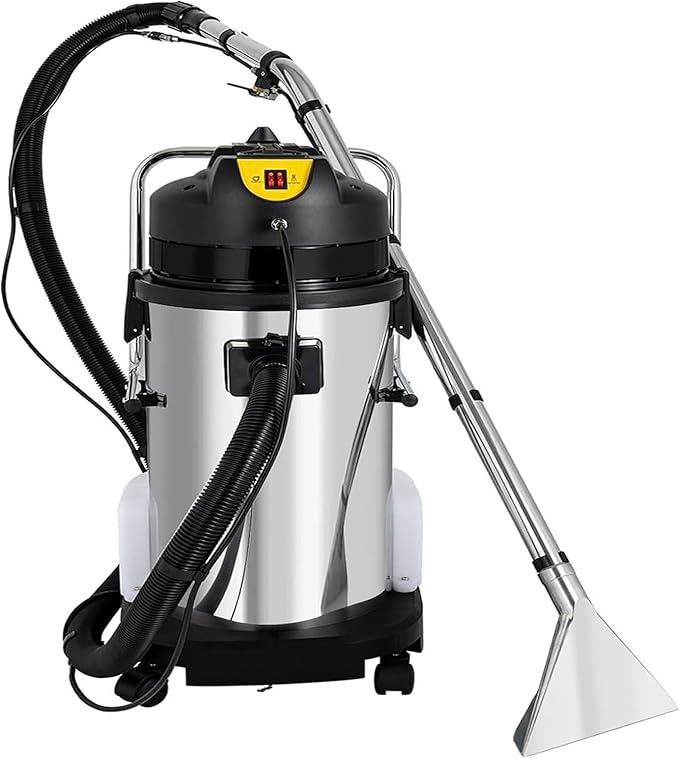 Commercial Carpet Cleaner Machine30L/40L/60L Capacity 3-in-1 Wet Dry Vacuum with 6 Attachments for Carpet Sofa Crevice 30L