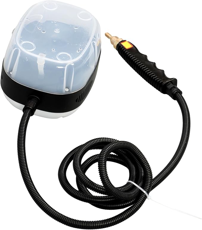 kimllier 2500W High Temperature Steam Cleaner Handheld Pressurized Steam Machine 110V with 1L Tank Portable Car Kitchen Toilet Cleaner