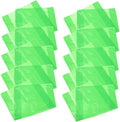 Mipcase 50pcs Thickened Plastic Trash Bags Extra Strong Tear-resistant Kitchen Garbage Liners for Bathroom Wastebasket Use Green Large Capacity Can Liners