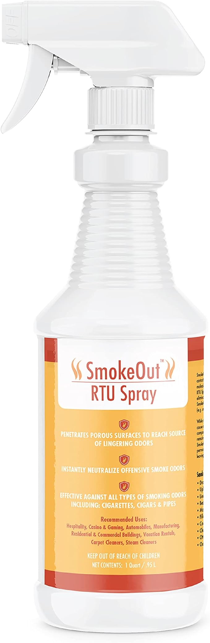 SmokeOut - Commercial Strength Odor Eliminator - Neutralizer Deodorizer Odor Remover (32 ounce)