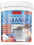 Dishwasher Cleaning Tablets With Lemon Scent - Remove Grease Odor &amp Limescale Suitable For All Dishwashers(3PCS)