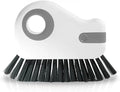 2 in 1 Groove Cleaning Brush - Window Track Cleaner &amp Hard Bristle Grout Brush Tool(1 pcs Gray)