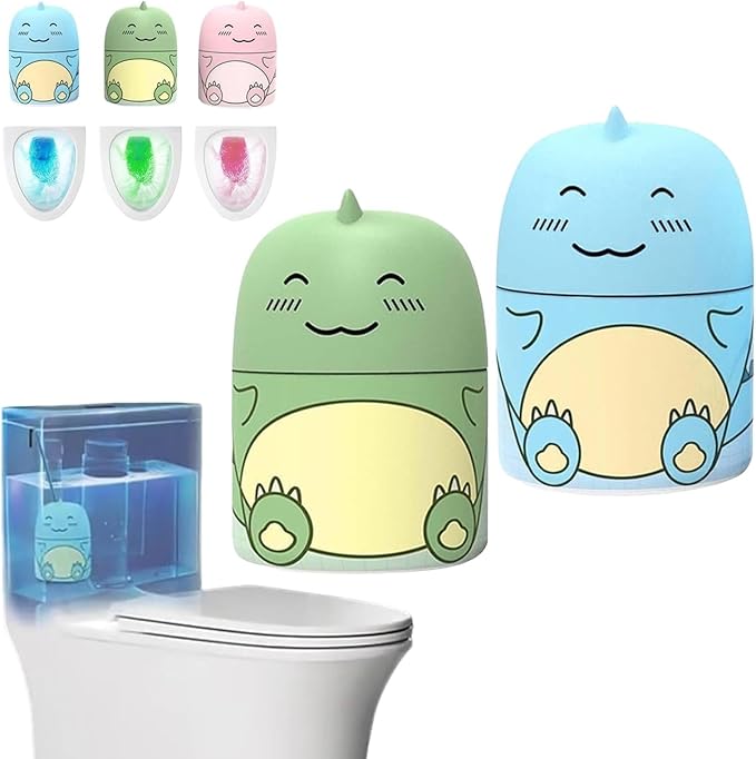 Toilet Cleaner &amp Toilet Deodorizer Cute Cartoon Bowl Cleaner with Ocean Jasmine And Peach Scent - Long Lasting Deodorizing