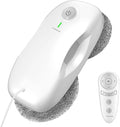 Tosima W2 Window Cleaner Robot Automatic Cleaning with Intelligent Path Planning 3800Pa Suction Power Edge Detection Technology Remote Control White
