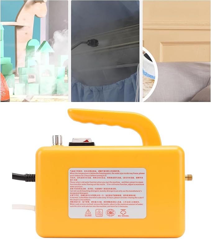 Handheld Steam Cleaner ABS Portable Clearing Machine Car Detailing Steam Cleaner Steam Cleaner Tankless for Home Car Detailing Kitchen