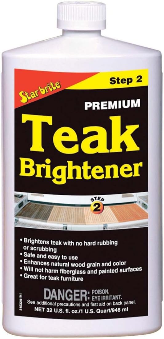 STAR BRITE Premium Step 2 Teak Brightener Cleaner