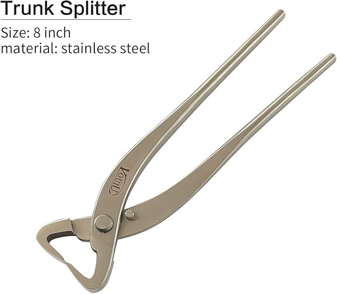 6-Piece Bonsai Tool SetKnob CutterTrunk SplitterConcave CutterWire CutterJin PliersBonsai Scissors