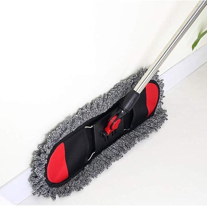 Mop - Large Flat Mop Lazy Mopping Household Dust Push Wood Floor Mop