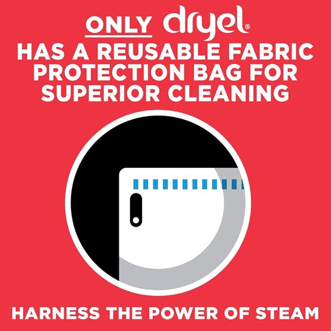 Dryel At-Home Mega Dry Cleaner Starter Kit Includes Dry Cleaning Cloths and To-Go Stain Removal Pen - 14 Load Capacity