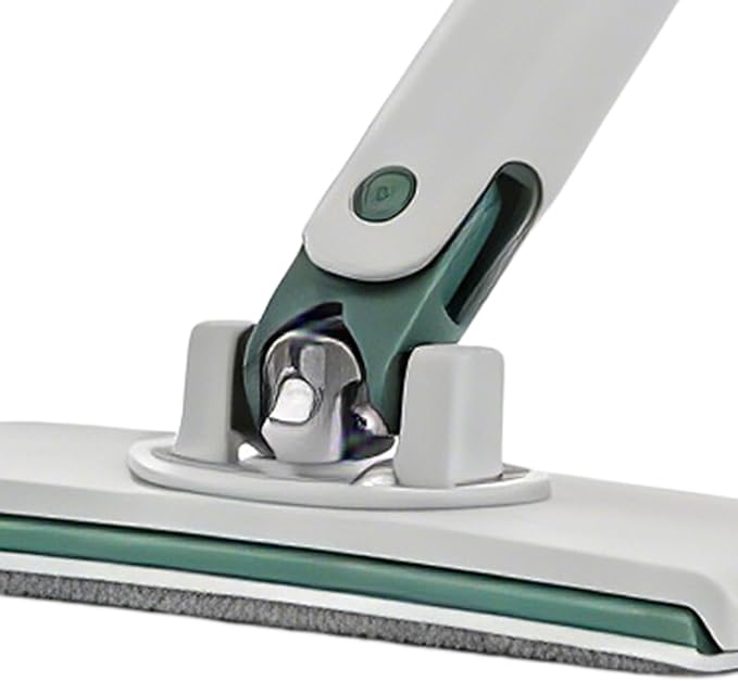 Clamp Mop Reusable Floor Cleaner Clamp Mops with 4 Cloths Hardwood Mops with Home Cleaning Floor Cleaning Supplies No Touch Mop for Tiles Kitchen Bathroom Living Room