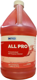 ALL PRO Concentrated All Purpose Cleaner – Biodegradable Non Toxic Heavy Duty Foaming &amp Streak Free Multi-Surface Solution 4oz Per Gallon of Water Daily No Rinse Cleaner 1 Gallon