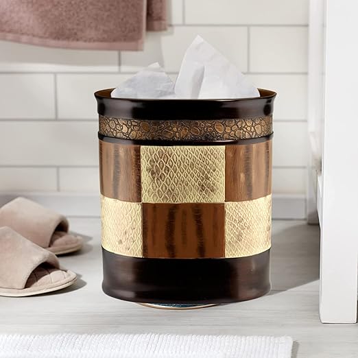 Zahari Home Decorative Trash Can for Bathroom Office &amp Bedroom - 2.1 Gallons Stylish &amp Small Trash Can for Dorms Desktop &amp Restroom - Chic Waste Basket for Compact Spaces Zambia