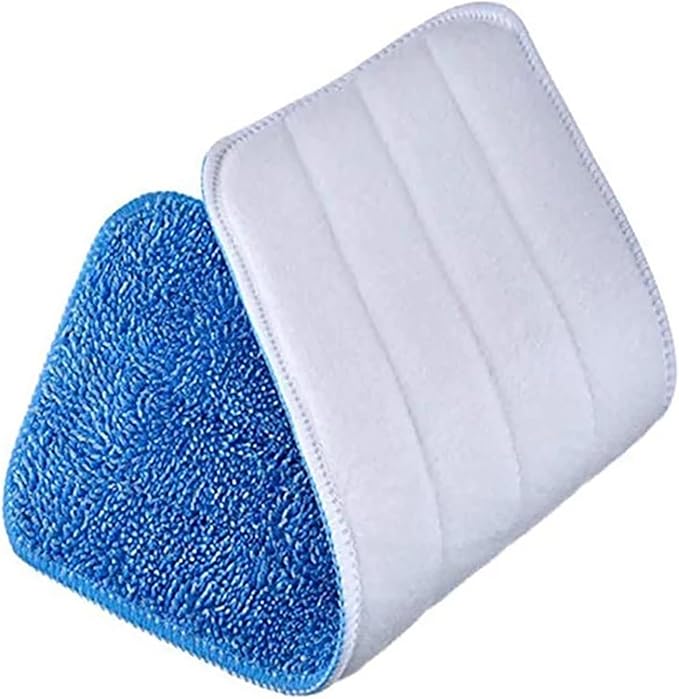 3pcs Replacement Mop Cloth Cover 14 * 42cm Wet/Dry Flat Mop Cleaning Pad Microfiber Mop Cloth for Spray Mop