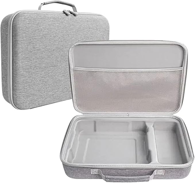 Hard Organizer Box for Ecovacs W1S / W2S PRO / W1S PRO Window Cleaning Robot Storage Protective Carrying Case Bag (Grey)