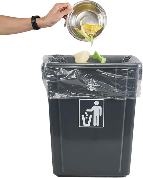 13 Gallon Tall Kitchen Garbage Bags Clear Plastic Trash Bags 225 Counts