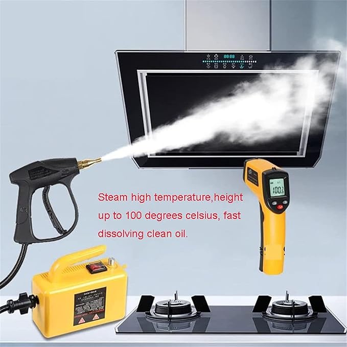 Portable Handheld Steam Cleaner 2600W High Temperature High Pressure Steam Cleaning Machine for Stain Removal Kitchenware Air Conditioning Carpet Car