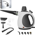 Handheld Steam Cleaner Pressurized Multi-Purpose Natural Steamer with 12 pcs Accessories Steamer for Cleaning Car Countertop Bathroom Shower Upholstery Couch Tile Grout Window Grease