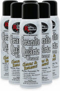 Rock Doctor Granite &amp Quartz Cleaner Spray 18 oz. Can Cleans Tile Marble Kitchen Countertop and Natural Stone Surfaces Streak-Free Shine (6Pack)