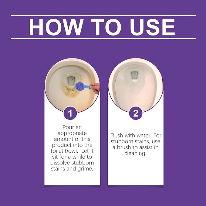 Household Toilet Cleaning Powder Gentle Stain Removal And Glaze Maintenance Bathroom Supply(3box)