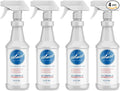Wrinkle Remover Spray - Fabric Refresher with Fresh Laundry Scent - Odor Remover &amp Fast Drying Ironing Spray - Mist Nozzle Wrinkle Release Spray for Clothes – (4Pack - 32Oz)