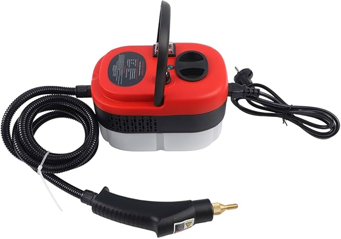 2500W High Pressure Steam Cleaner Portable Handheld Steamer for Kitchen Car Tile Bathroom Deep Cleaning Fast Heating Cleaning Tool(2500W)