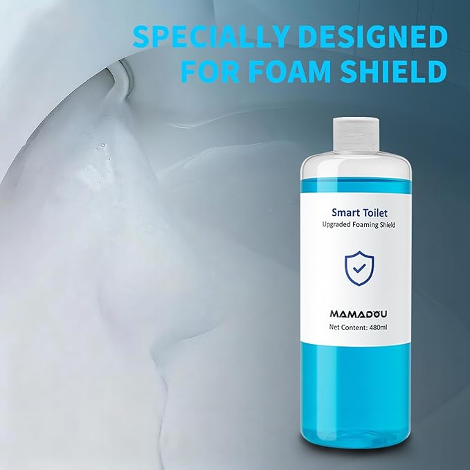 MAMADOU Smart Toilet Foam Agent 480ml 3Pack Splash Proof Foaming Shield Deodorizing Stain-Resistant Toilet Bowl Cleaner Special Cleaning Liquid For Fresh Bathroom