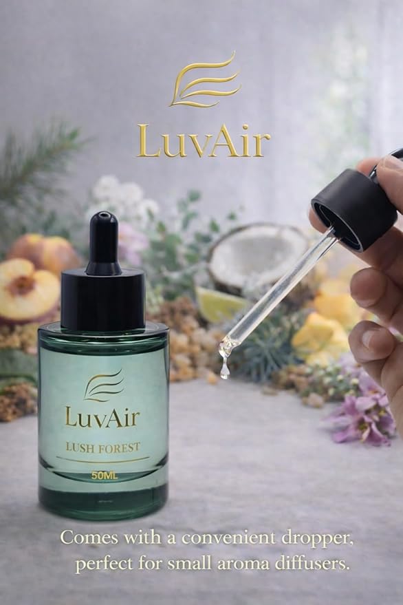 LuvAir™ Woody Collection Aroma Oil Refill – Warm Earthy Fragrance for Car and Home Waterless Diffusers (50 ml Lush Forrest)