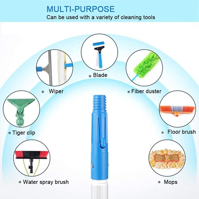 Water Fed Pole KitWater Fed Brush 5-10m Window Cleaning Pole Water Fed Telescopic Brush Window Cleaner Kit Extendable Solar Panel Washing Equipment Cleaning Conservatory Roof ( Size : 39ft/12m )