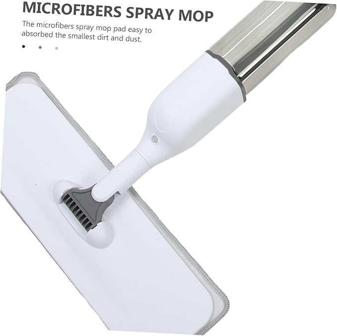PartyKindom Microfiber Mop for Tile Floors Wet Dry Hardwood Floor Mop Cedar Office Cleaning Tool