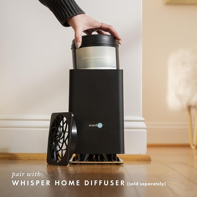 ScentAir Whisper Home Monthly Plug-in Refill Fragrance Cartridge for Home and Office Amazon Exclusive White Jasmine &amp Ivy