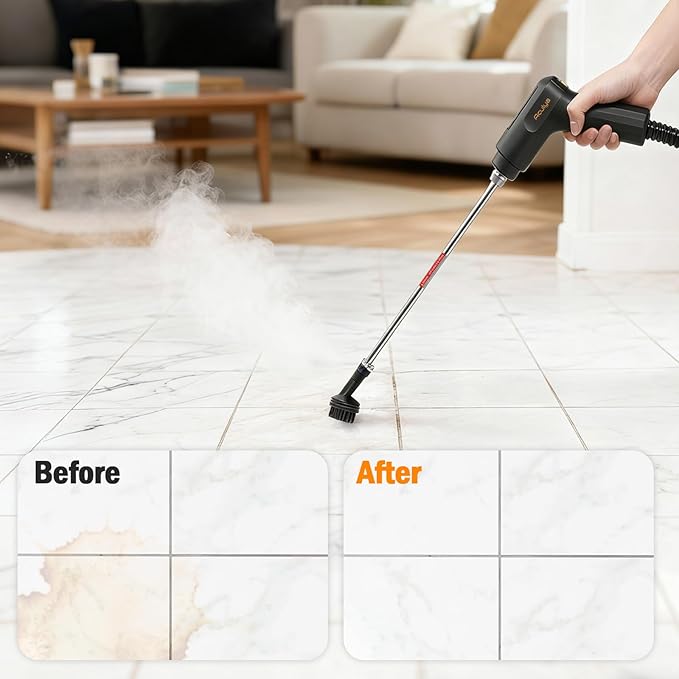Handheld Steam Cleaner for Home 1.69QT Portable Temperature Steame