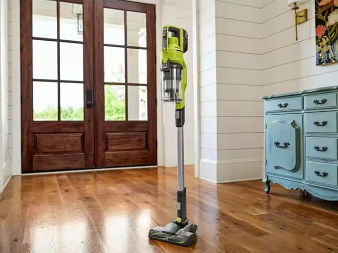 PCL720K-A32BR01 Fits for Ryobi 18V Cordless Stick Vacuum Kit with 4.0 Ah Battery Charger and Mini-Motorized Beater Bar