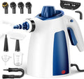 Steam Cleaner Pressurized Handheld Multi-Surface Natural Steam Cleaner with 12 PCS Accessories &amp Safety Lock 350ML Large Capacity Steamer for Car Home Upholstery Kitchen Window Grime Grea
