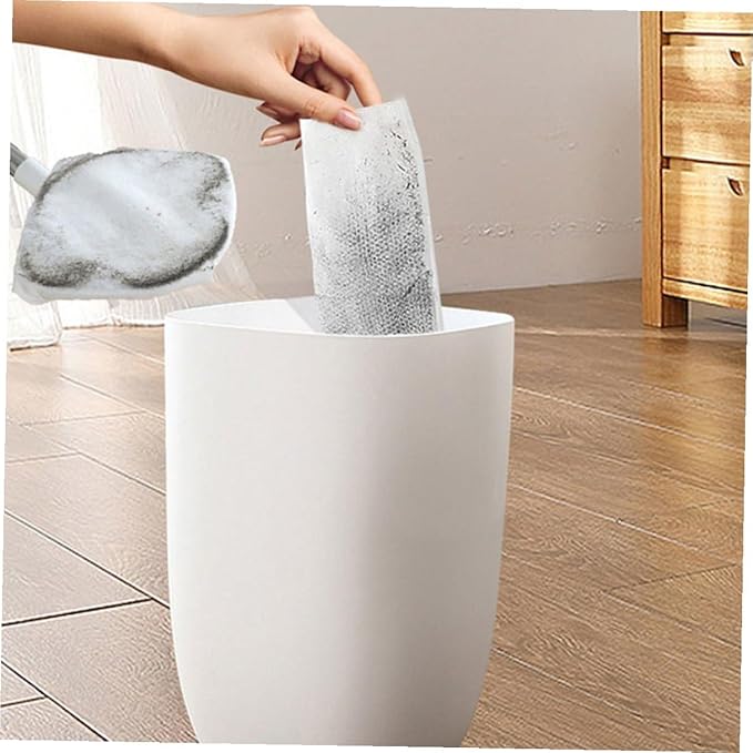Vaguelly Rotatable Dust Mop with Electrostatic Cleaning Cloth No-wash Triangle Floor Mop for Hardwood and Window Cleaning Includes Dry for Easy Dust Removal