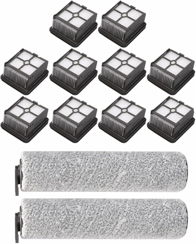 Roller Main Soft Brush Hepa Filter 。Compatible for Dreame H11 MAX。 Electric Floor Household Wireless Vacuum Cleaner Accessories (Color : Set 4)