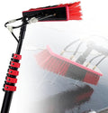 Window Cleaner with Telescopic Handle Professional Telescopic Rod Water-Bearing 3.6M-11M for Solar Systems and Windows Window Cleaning Window Brush Washing Brush Glass Cleaning