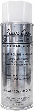 Stain Less Steel Premium Metal Care - 18oz Aerosol