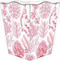 Marye-Kelley WB2713-Pink Coral Wastepaper Basket