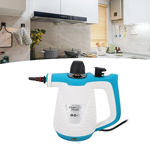 GLOGLOW Steam Cleaning Machine Flexible Hose 0.28-0.32MPa Handheld Steam Cleaner Multifunctional 900‑1050W for Kitchen Bathroom (US Plug 110V‑120V)