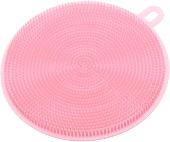 10-1PCS Silicone Cleaning Brushes Soft Silicone Scouring Pad Washing Sponge Dish Bowl Pot Cleaner Washing Tool Kitchen Accessori(8 pcs)