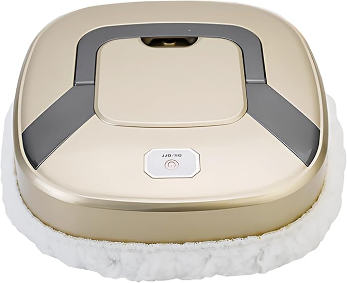 Home Robot Mop Automated Wet and Dry Floor Cleaning Machine 3600 Mah Battery Effortless Operation Fantastic for Many Hard Surfaces Gold Aesthetic