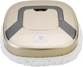 Home Robot Mop Automated Wet and Dry Floor Cleaning Machine 3600 Mah Battery Effortless Operation Fantastic for Many Hard Surfaces Gold Aesthetic