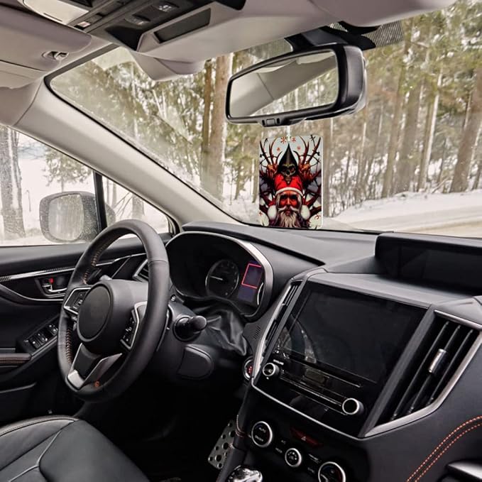 Santa Claus Car Freshener Set of 6 - Devil Car Air Freshener - Holiday Air Freshener for Car
